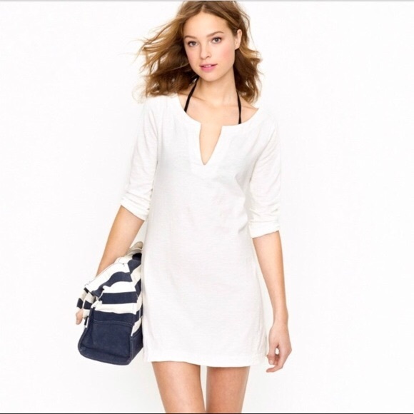 J. Crew Dresses & Skirts - J. Crew white ivory tunic cover up dress J. Crew Dresses & Skirts - J. Crew white ivory tunic cover up dress